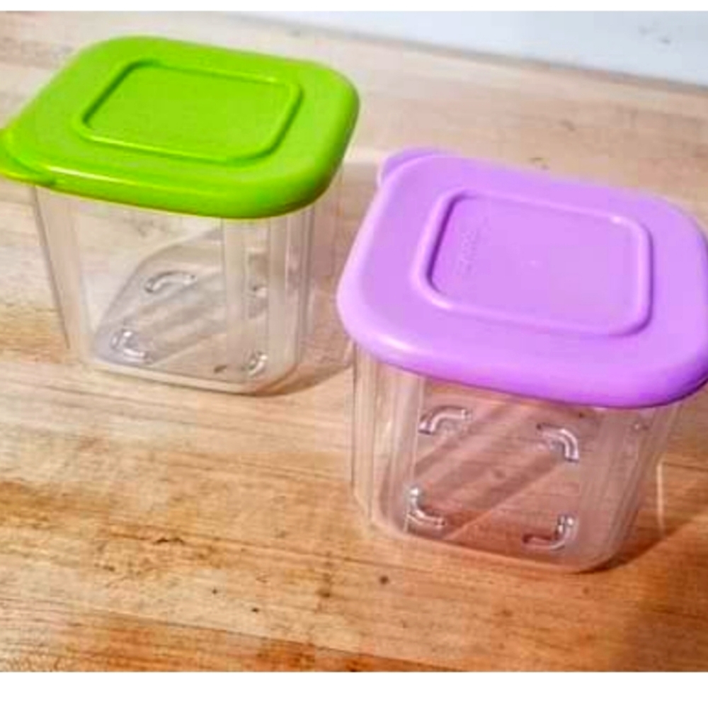 Tupperware Clear Mates Mini Set of 2